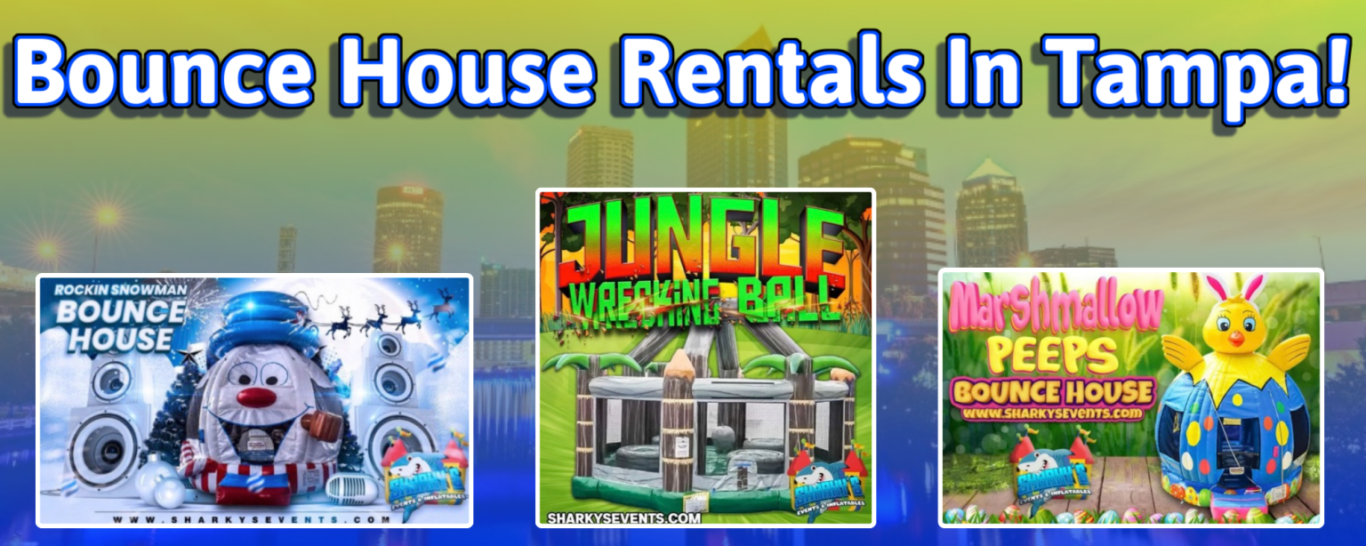 Bounce house Rentals In Tampa, FL - Sharky's Events & Inflatables