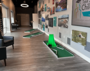 Portable mini golf rental for large events in Tampa