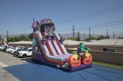 27' Falloween Dual Lane Dry Slide