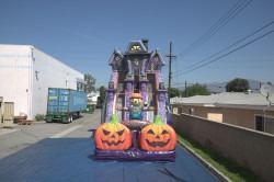 JoYhecHp 1724437913 27' Falloween Dual Lane Dry Slide