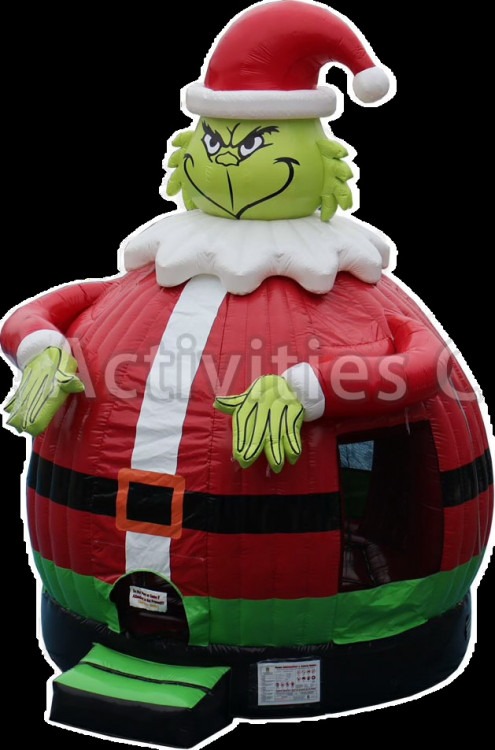 Green Santa Bounce House