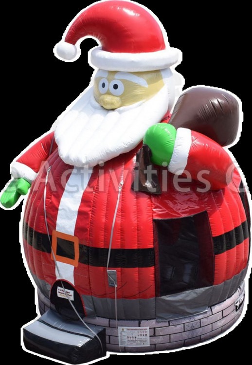 Giant Santa Bounce House