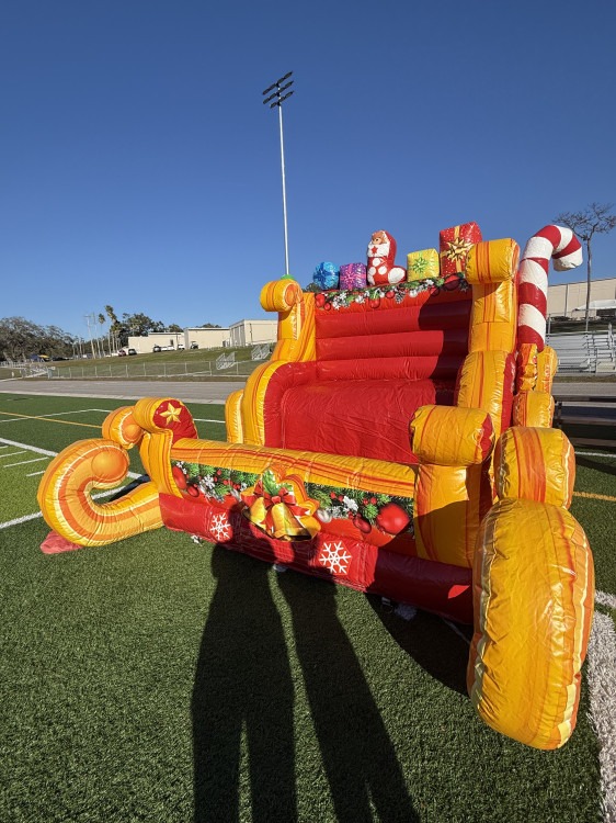 Santa Sleigh Photo Station