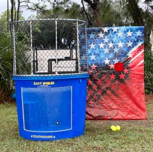Dunk tank rental for school carnivals in Tampa
