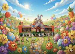Easter Bunnies Toddler Playland