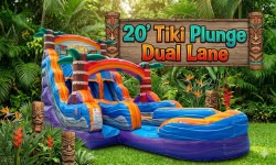 20’ Tiki Plunge Dual Lane